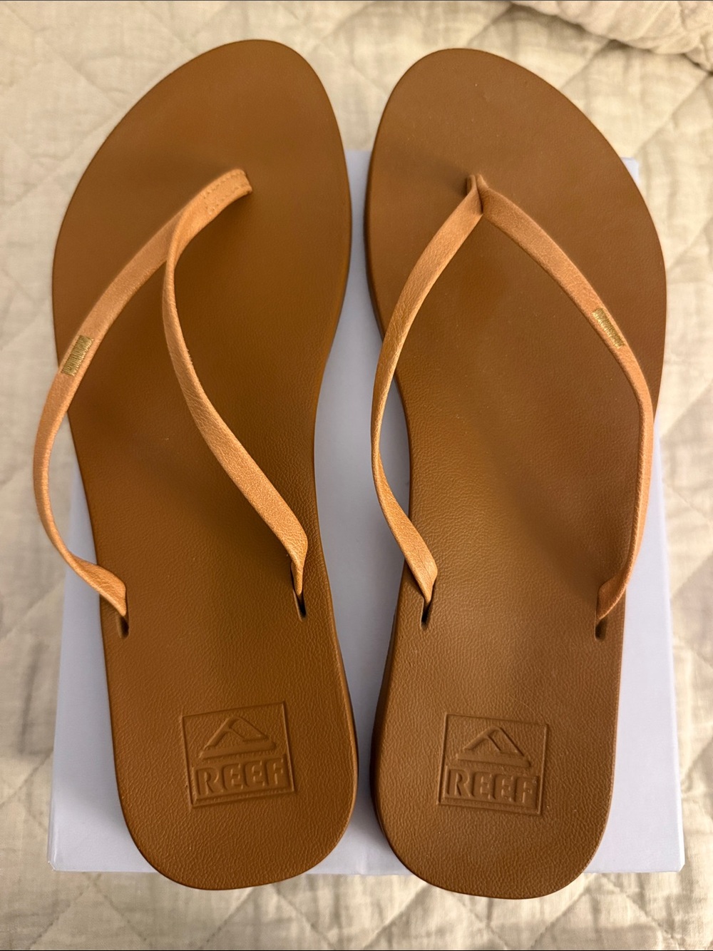 Reef Women's Chestnut Brown Slim-Strap Sandals